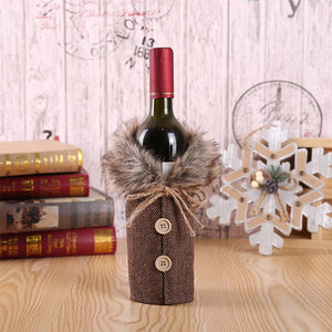 Fun and cute wine bottle covers for the Holiday season