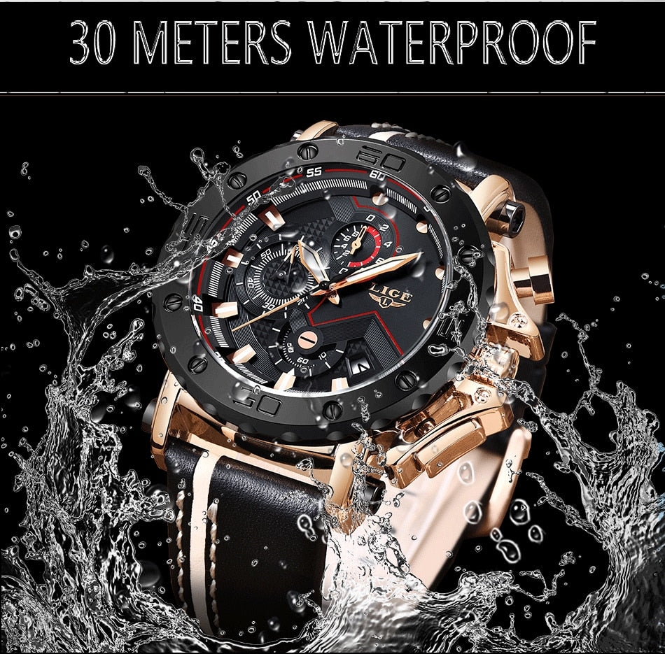 Mens Waterproof Watch