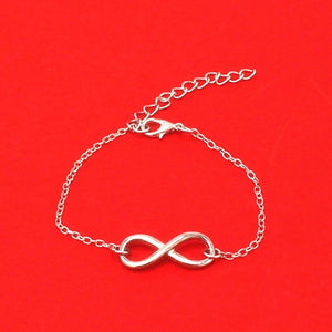 Metal 8 Infinity Charm Bracelet