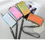 Holographic Phone Wallet with Lanyard