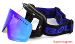 Magnetic Anti-Fog Ski and Snowboard Goggles