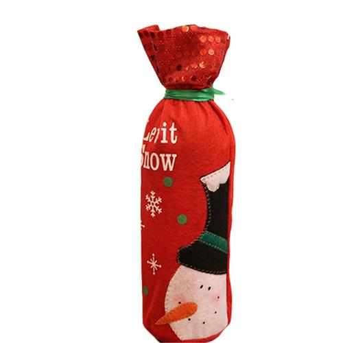 Fun and cute wine bottle covers for the Holiday season