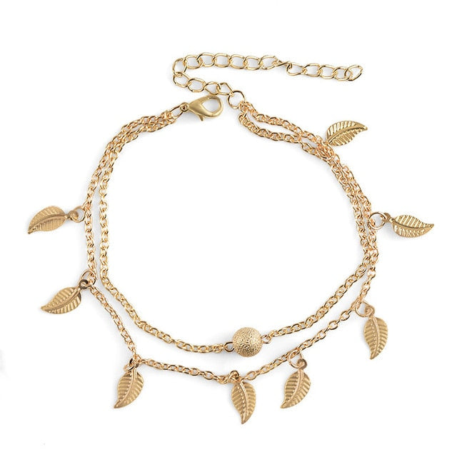Butterfly Pendant Anklets