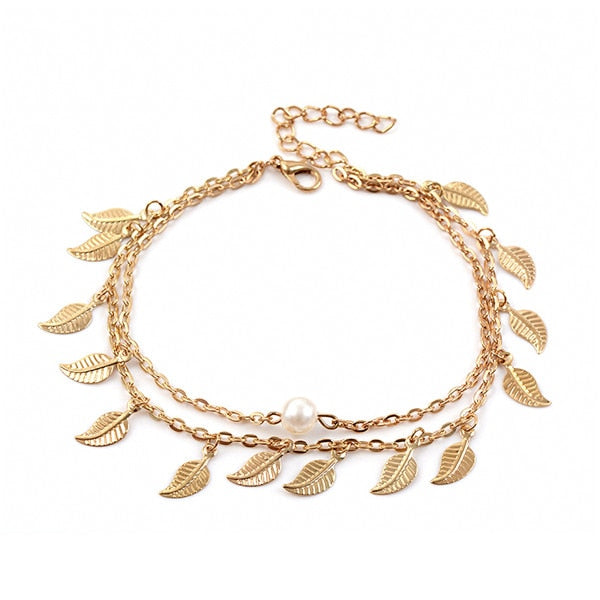 Butterfly Pendant Anklets